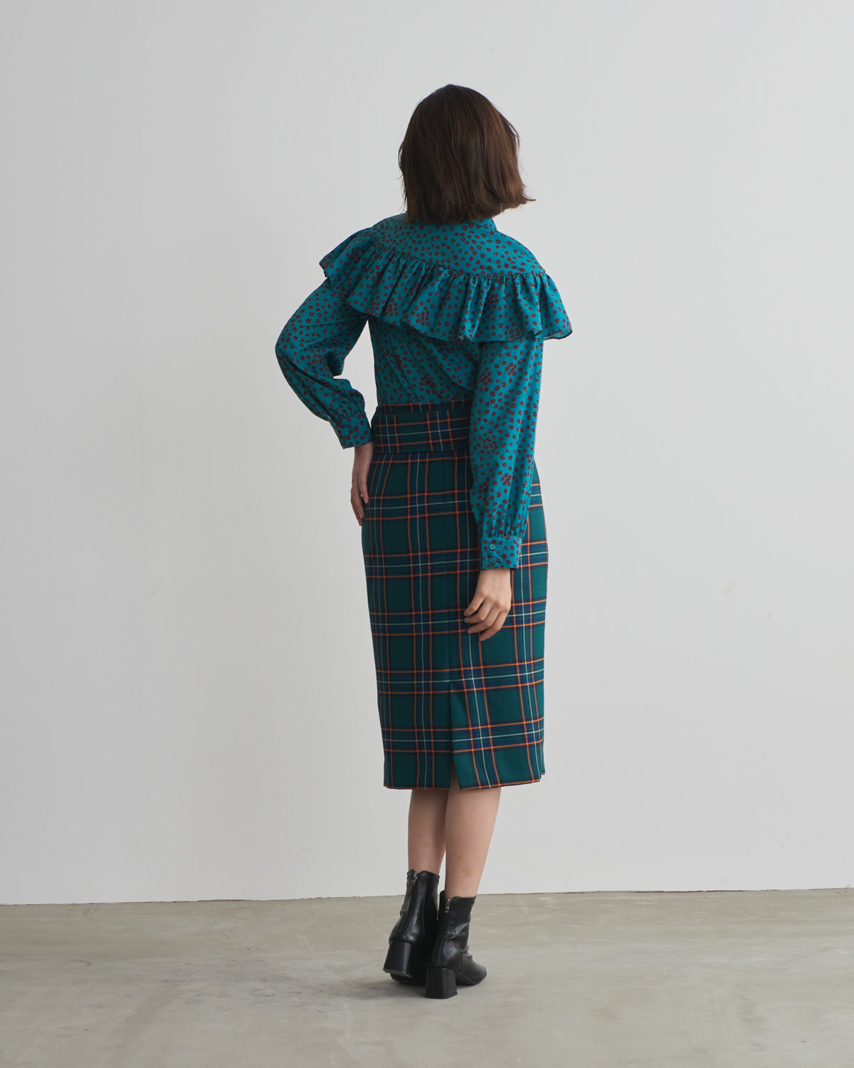 small flower print blouse