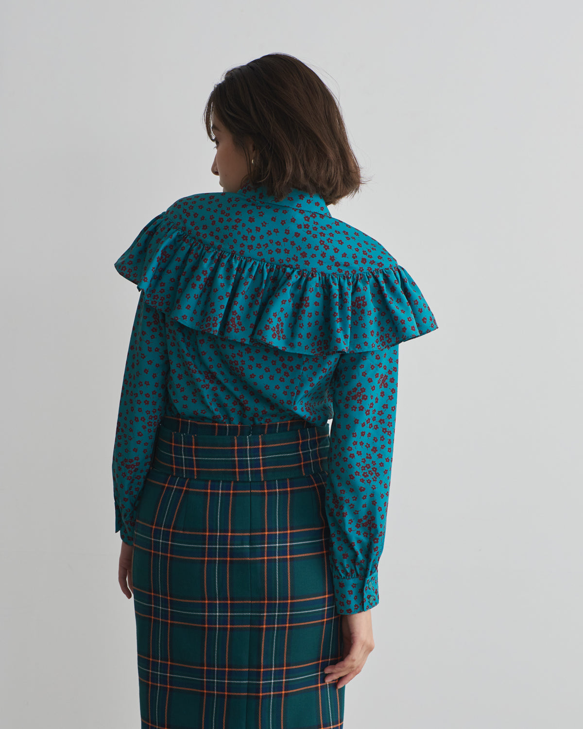 small flower print blouse