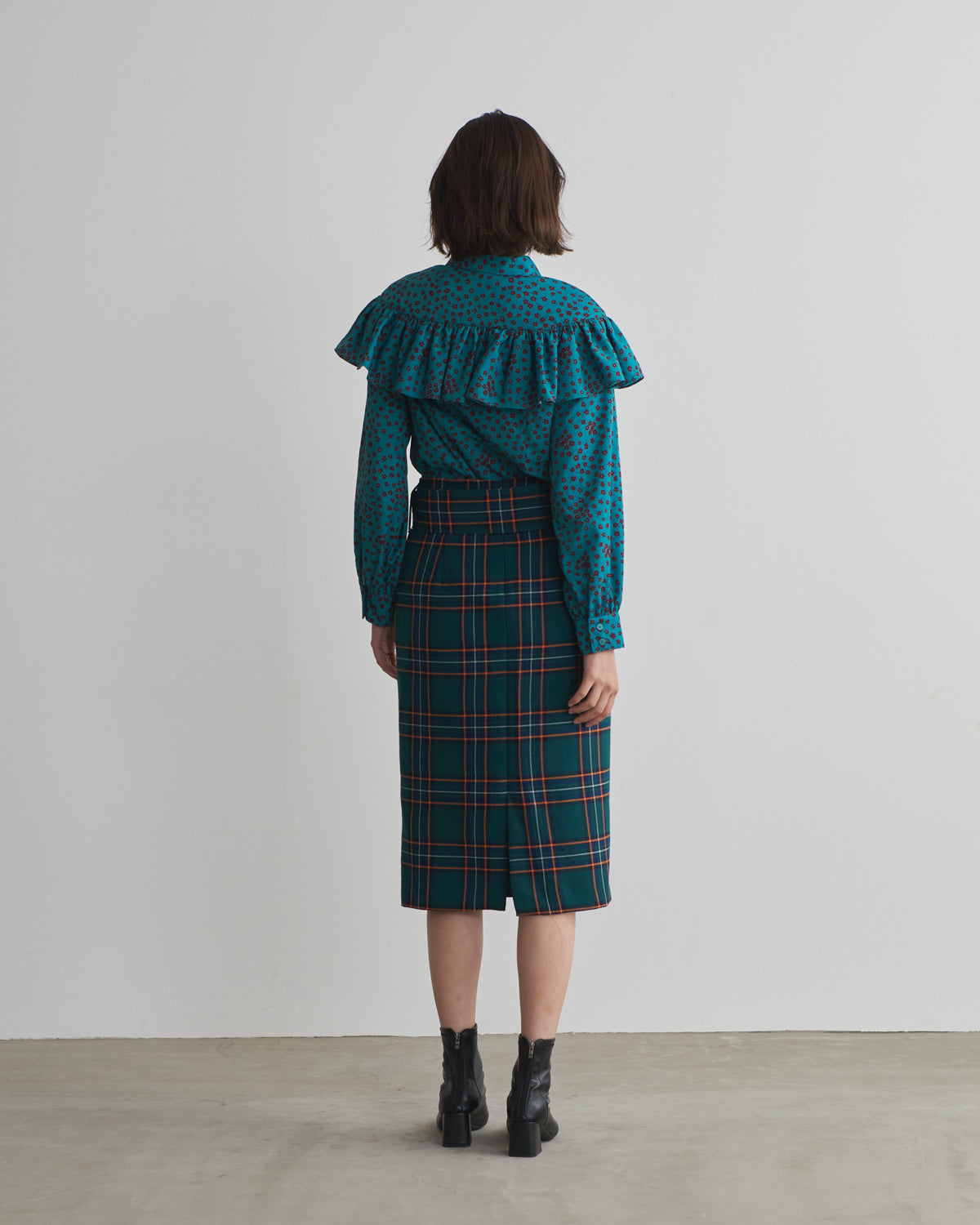 small flower print blouse