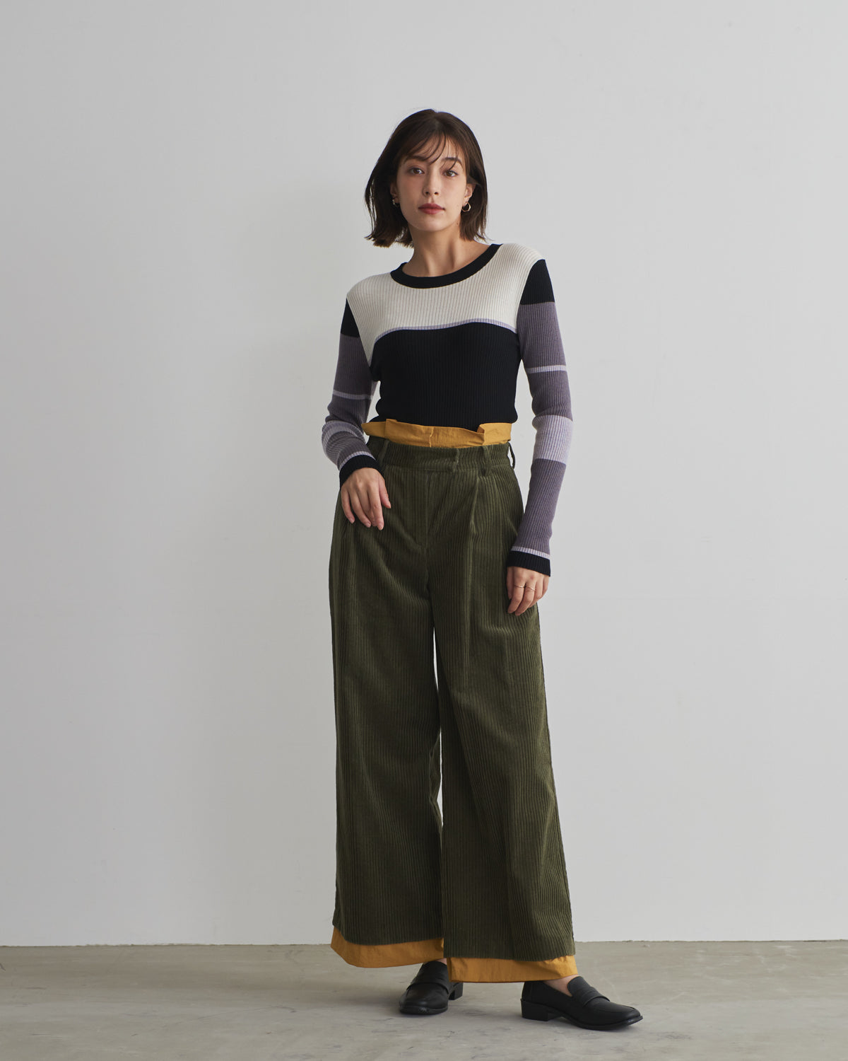 corduroy color pants
