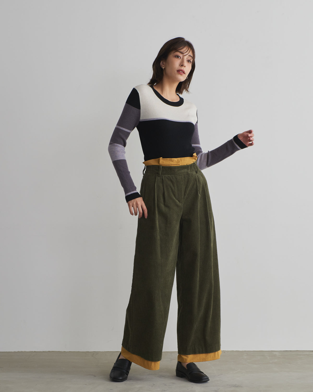 corduroy color pants