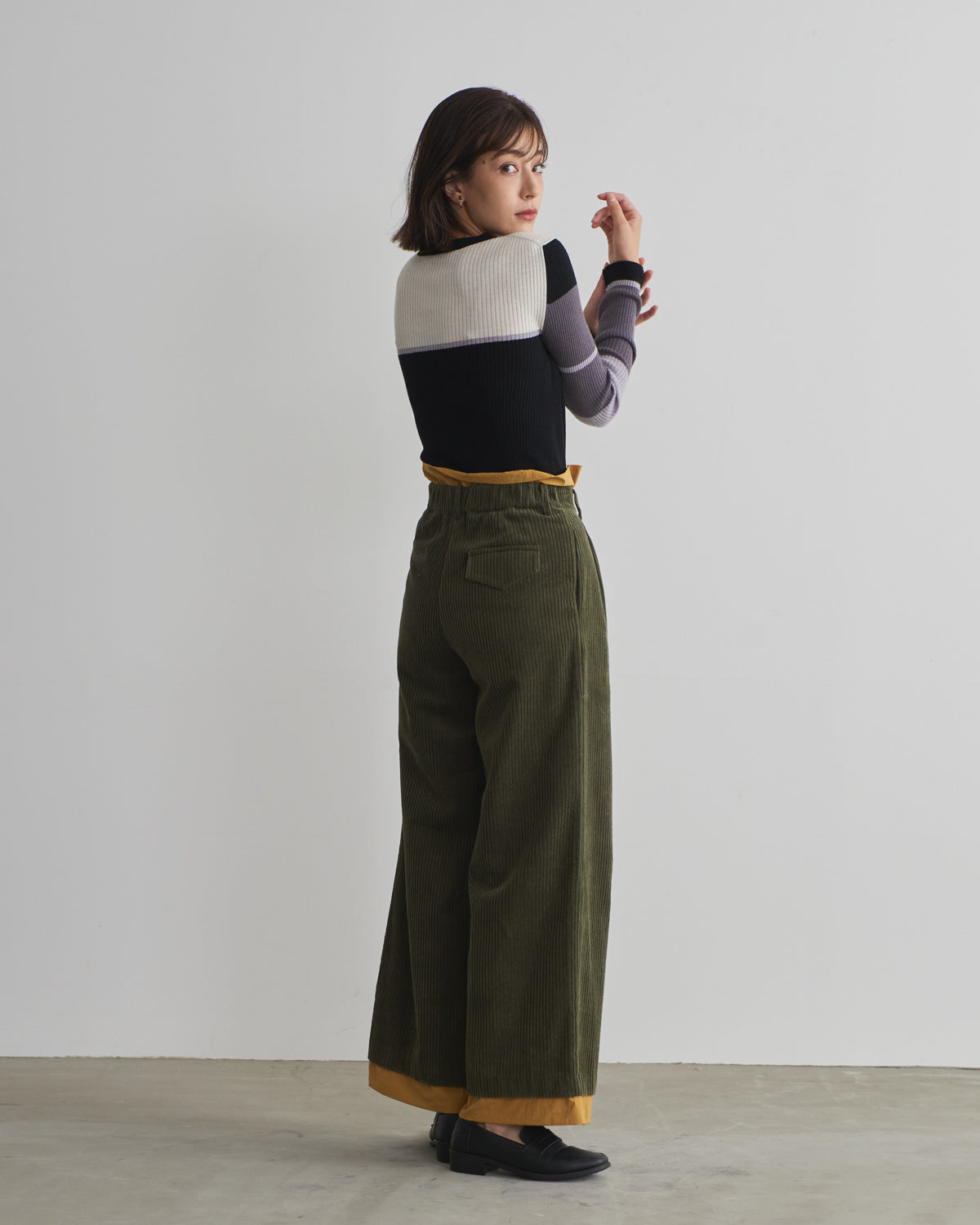 corduroy color pants