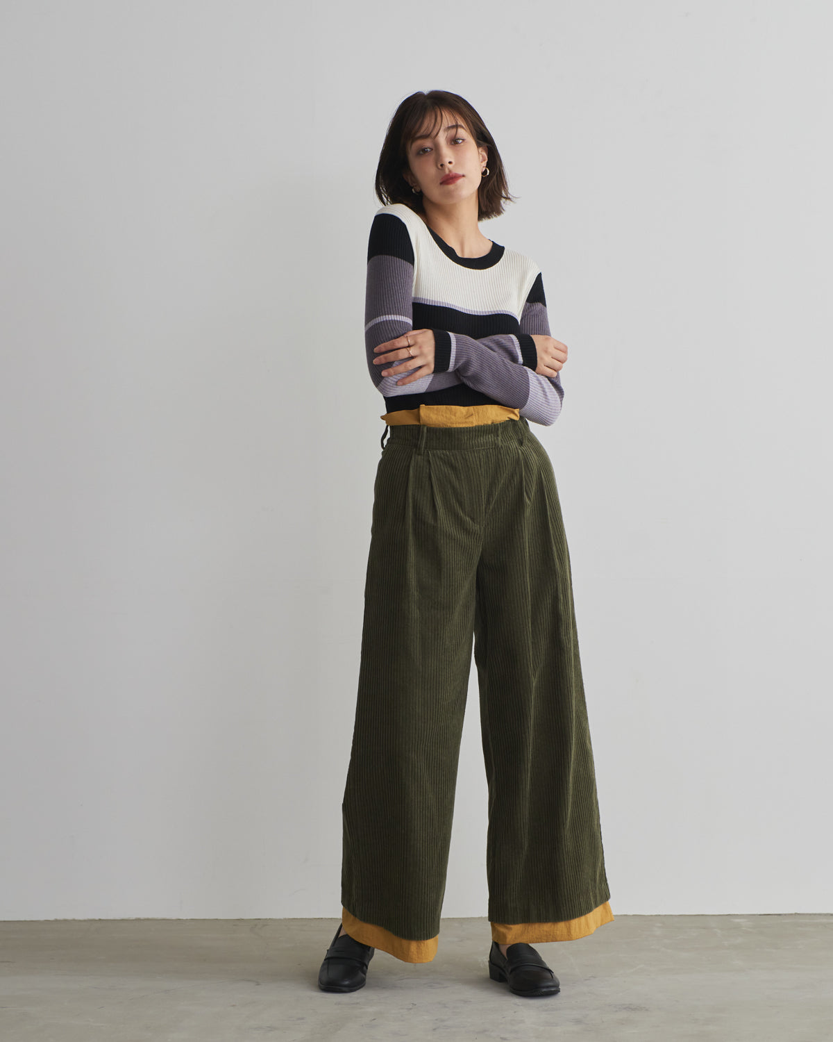 corduroy color pants