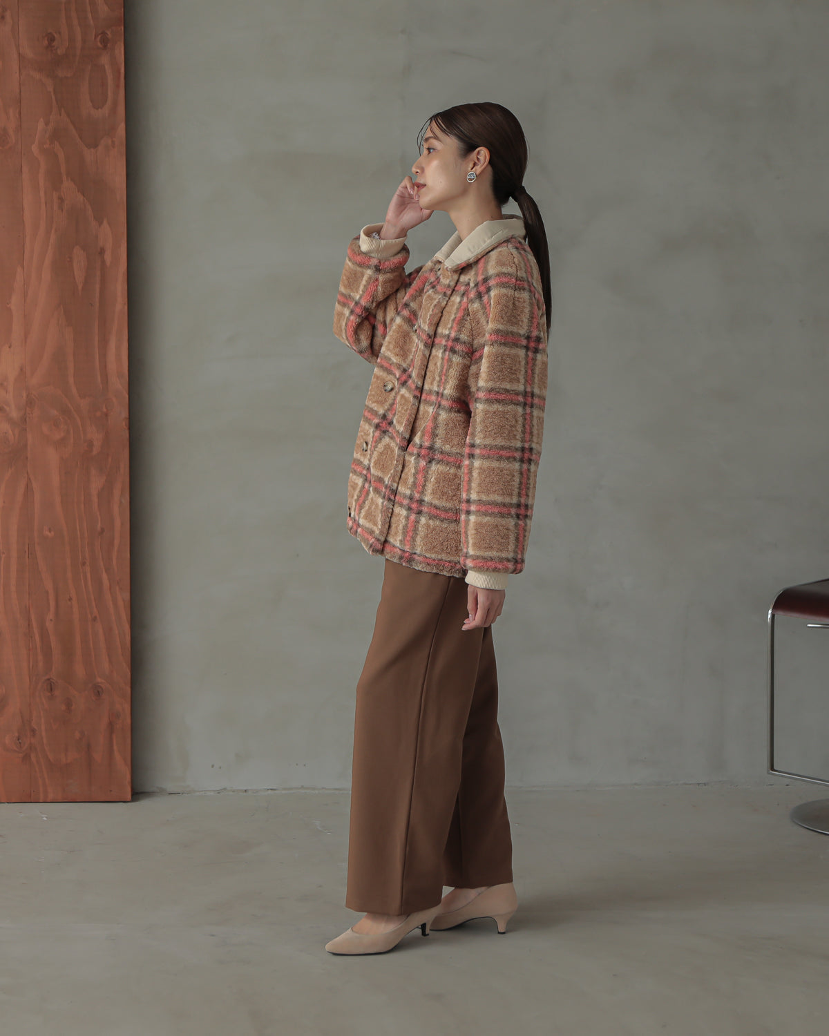 reversible padded jacket