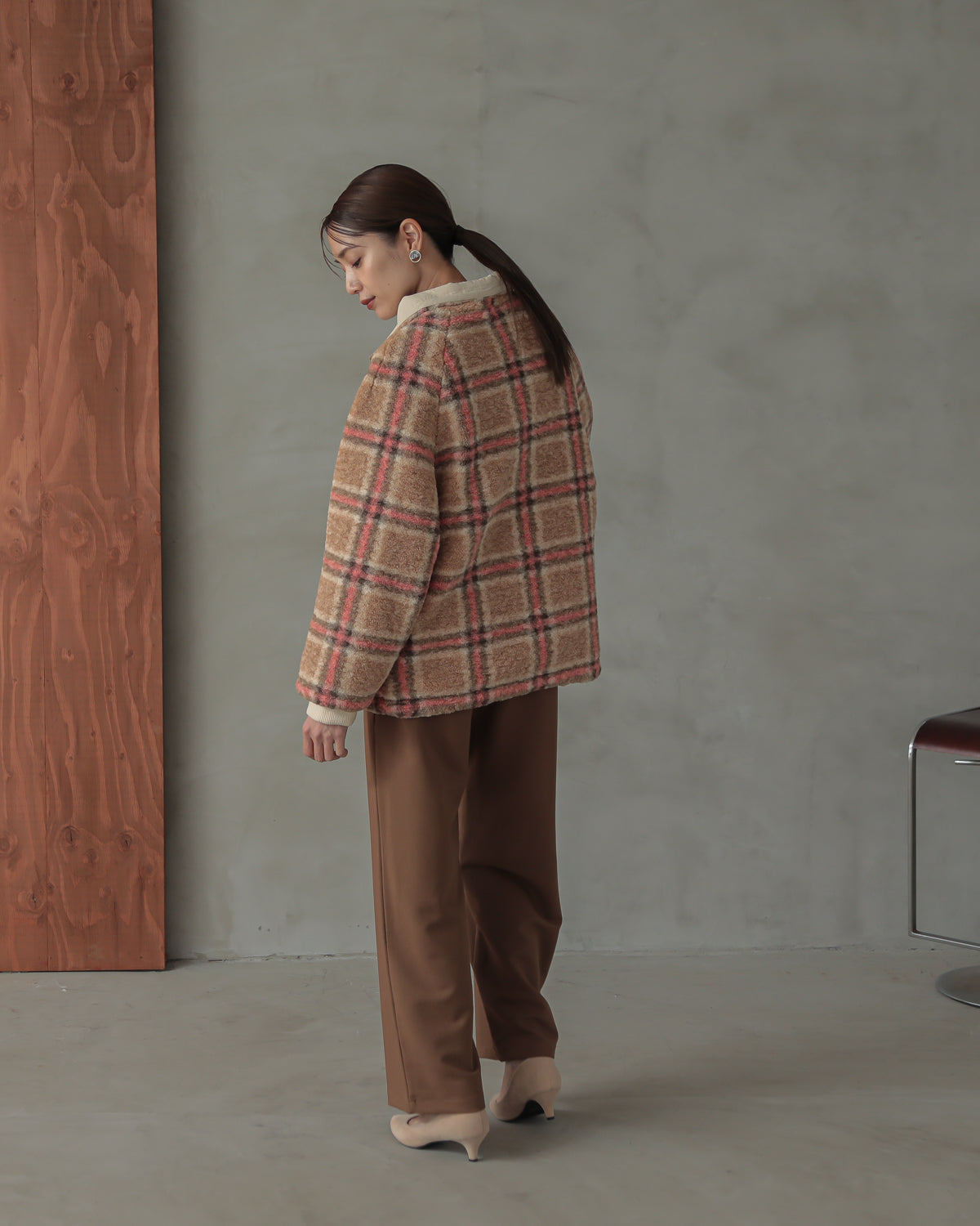 reversible padded jacket