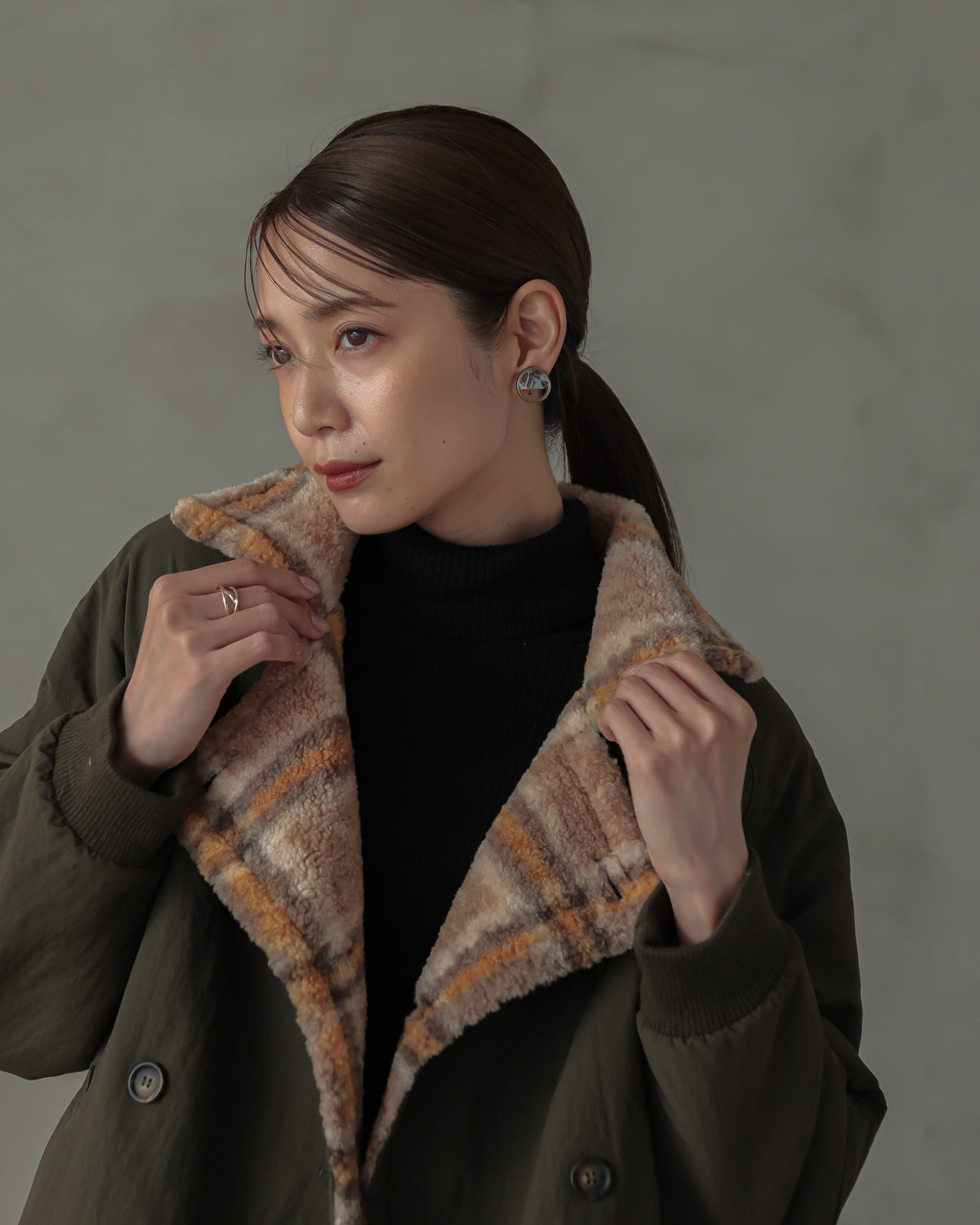 reversible padded jacket