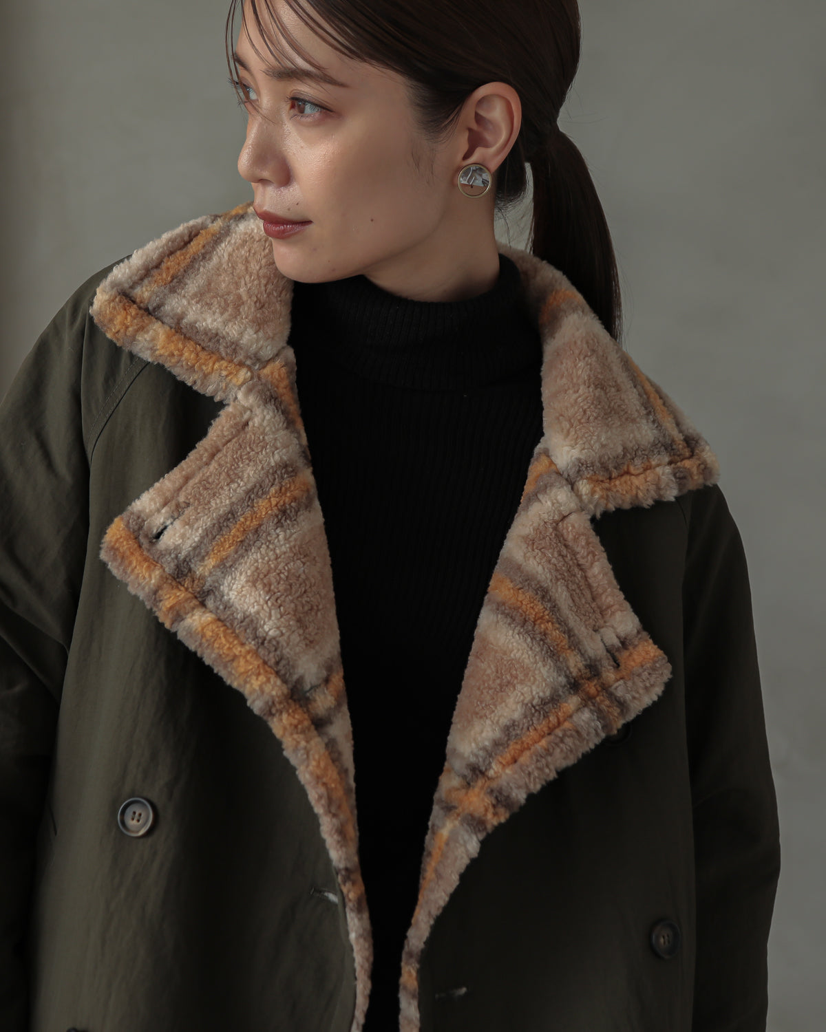 reversible padded jacket