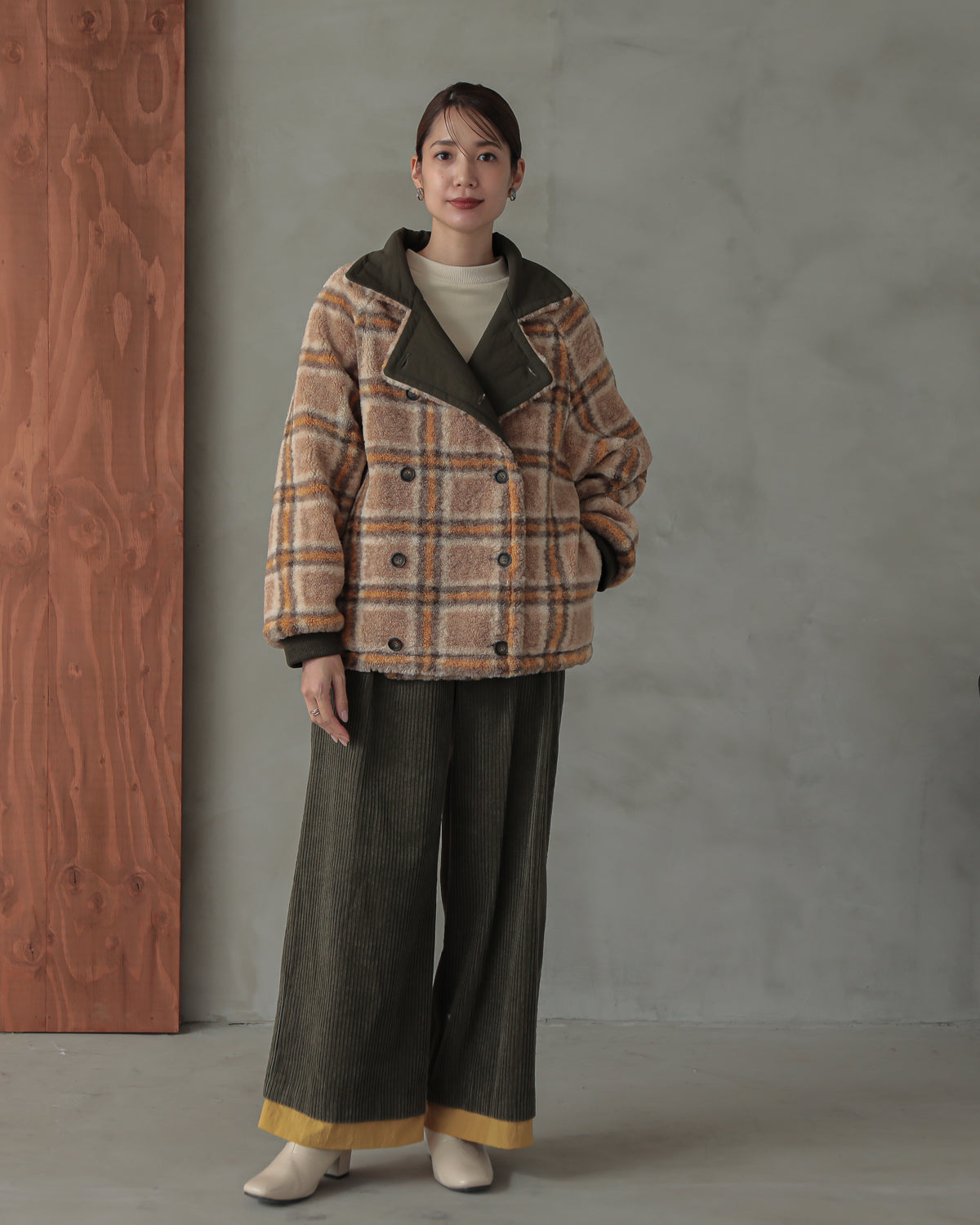 reversible padded jacket