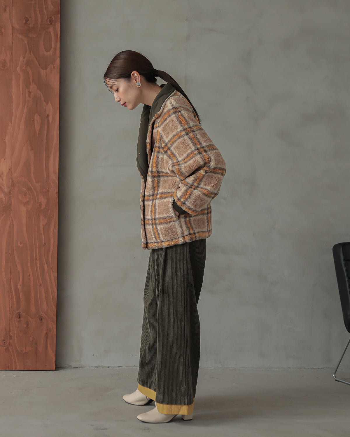 reversible padded jacket