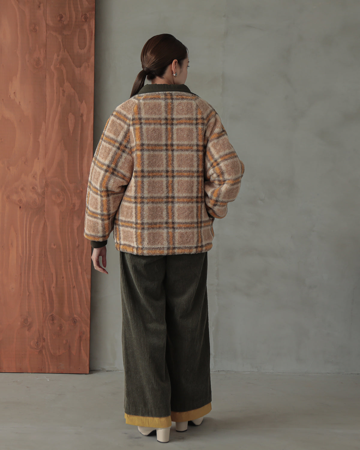 reversible padded jacket