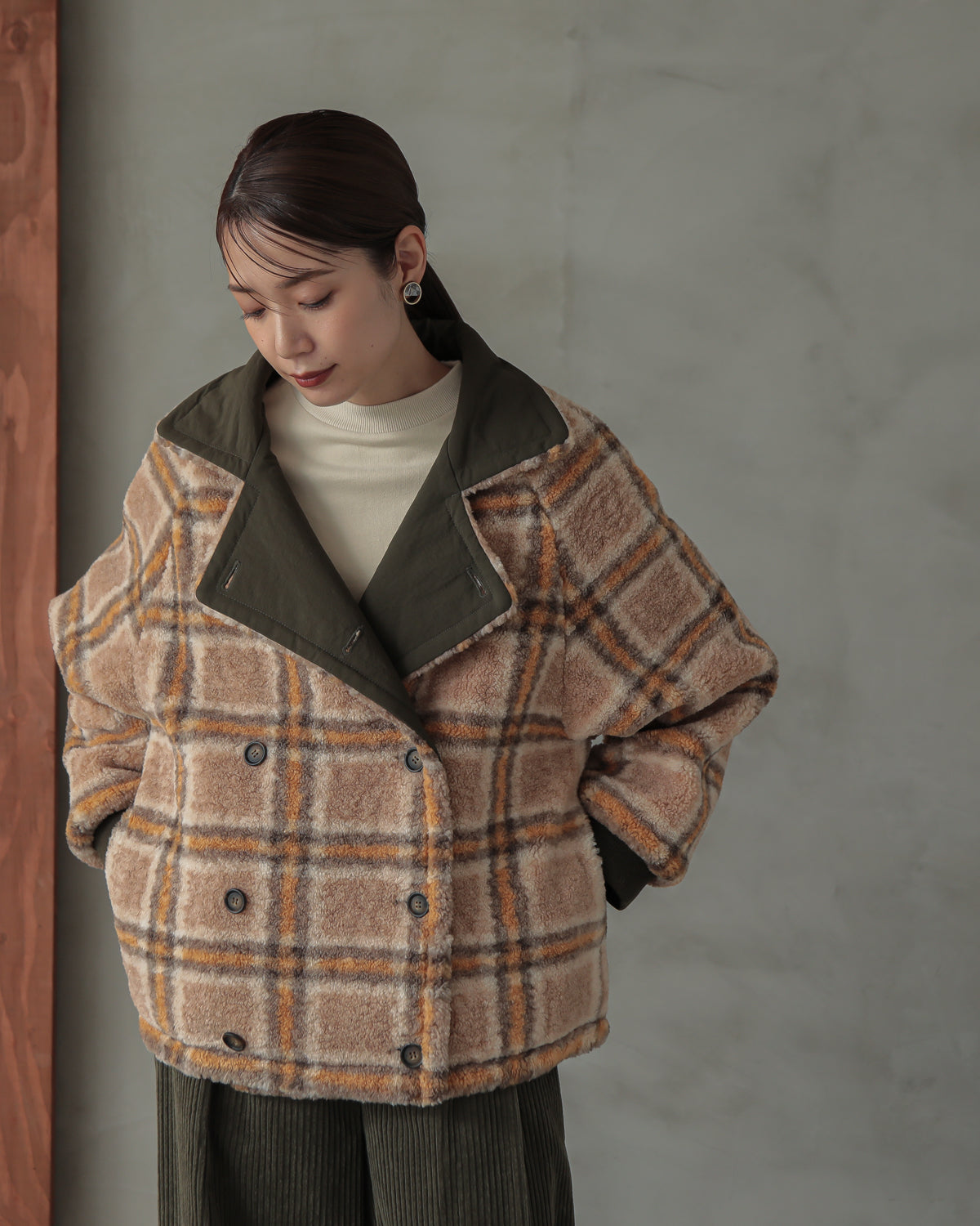 reversible padded jacket
