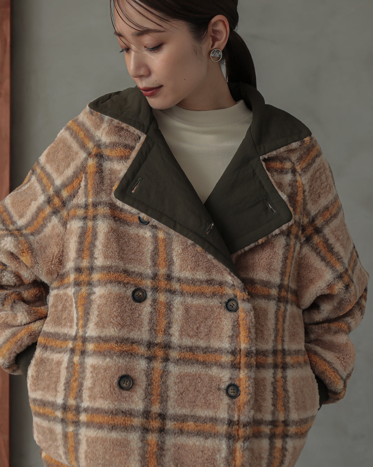 reversible padded jacket