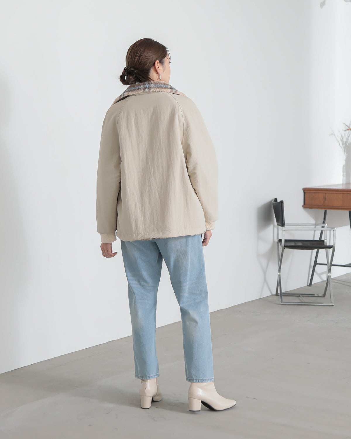 reversible padded jacket