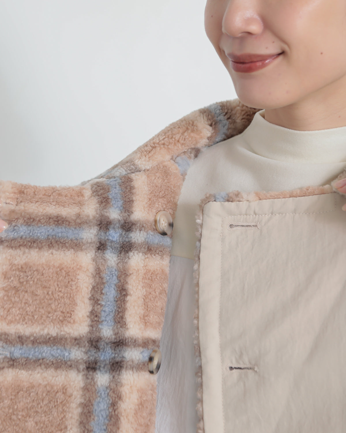 reversible padded jacket