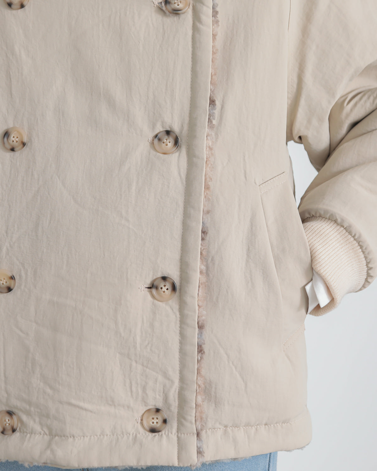 reversible padded jacket