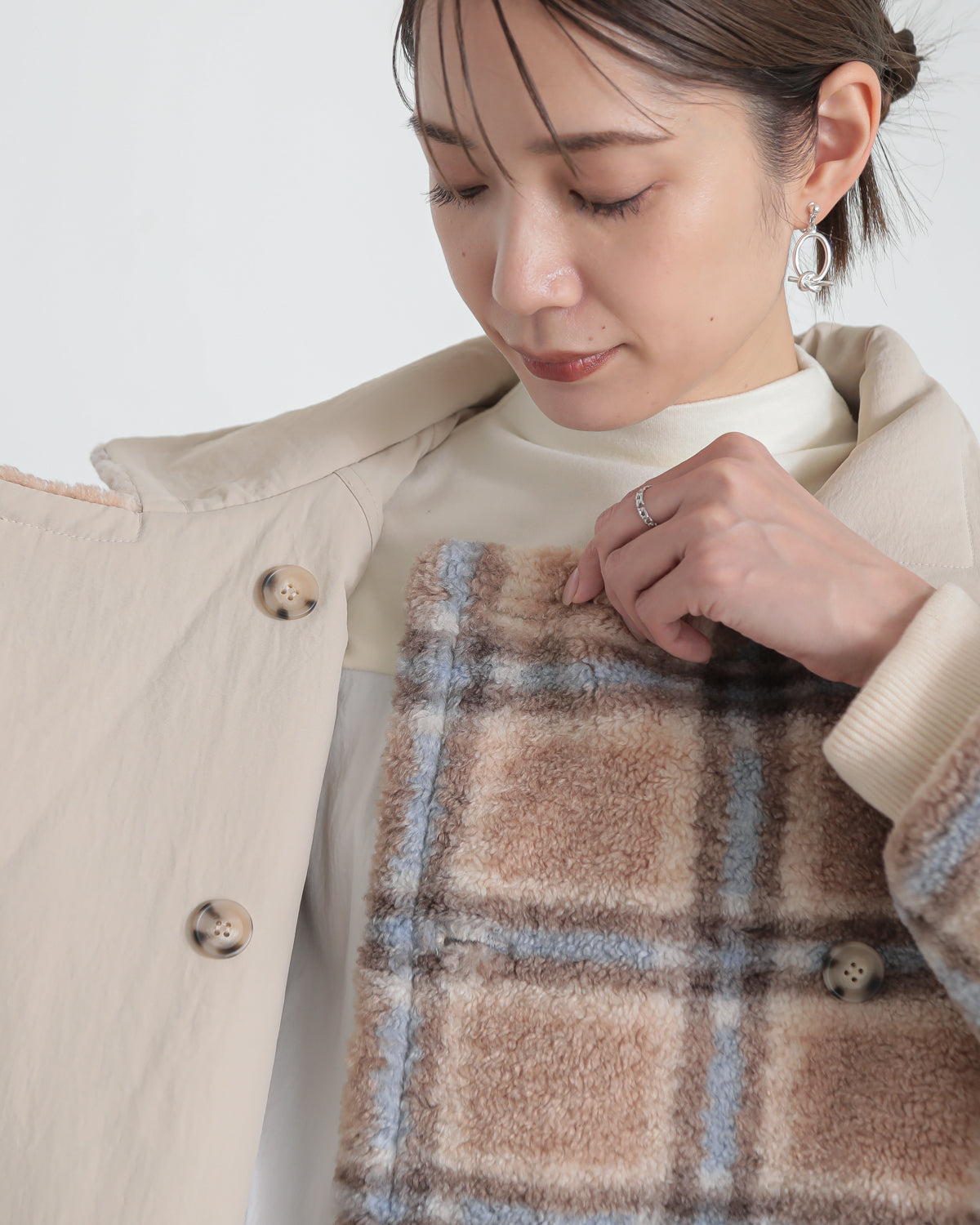 reversible padded jacket
