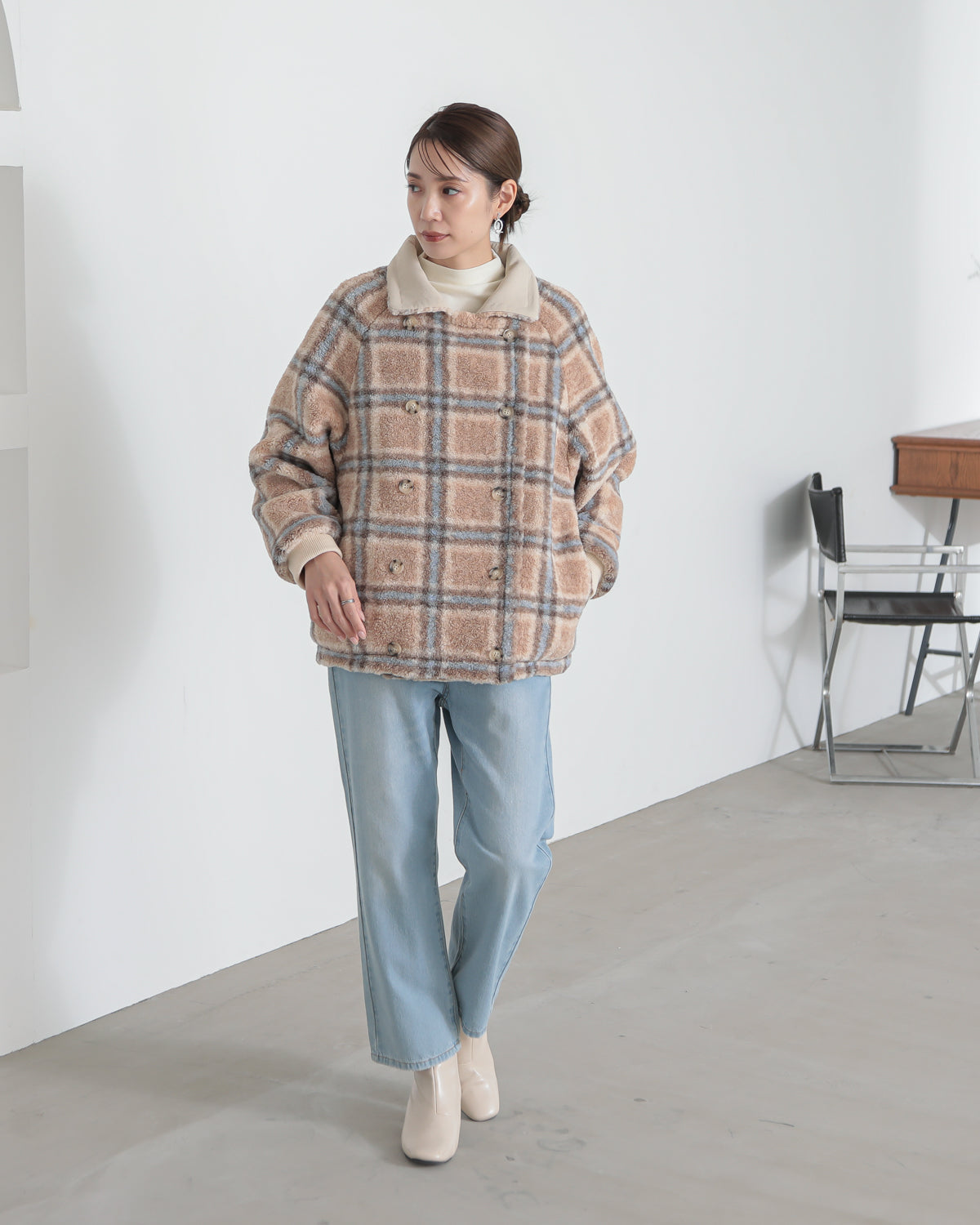 reversible padded jacket