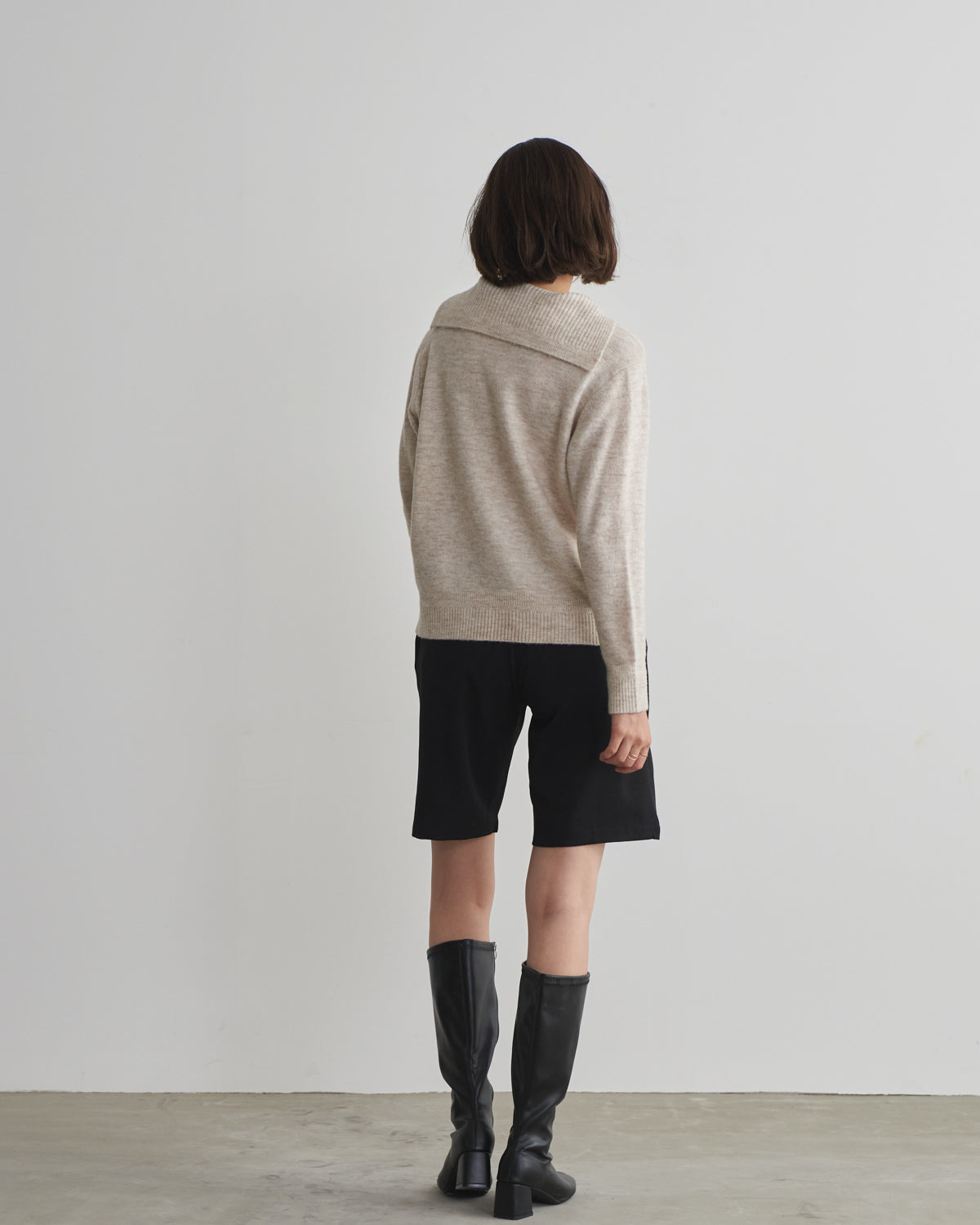 MIA jacquard logo pullover