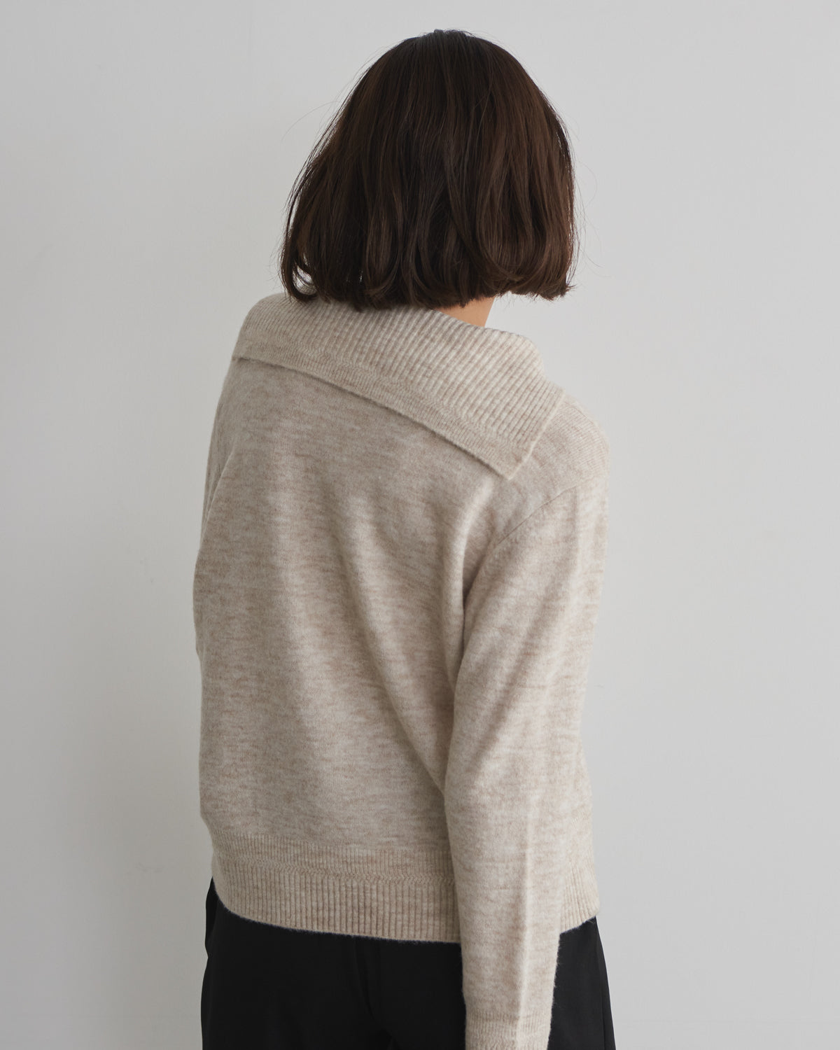 MIA jacquard logo pullover