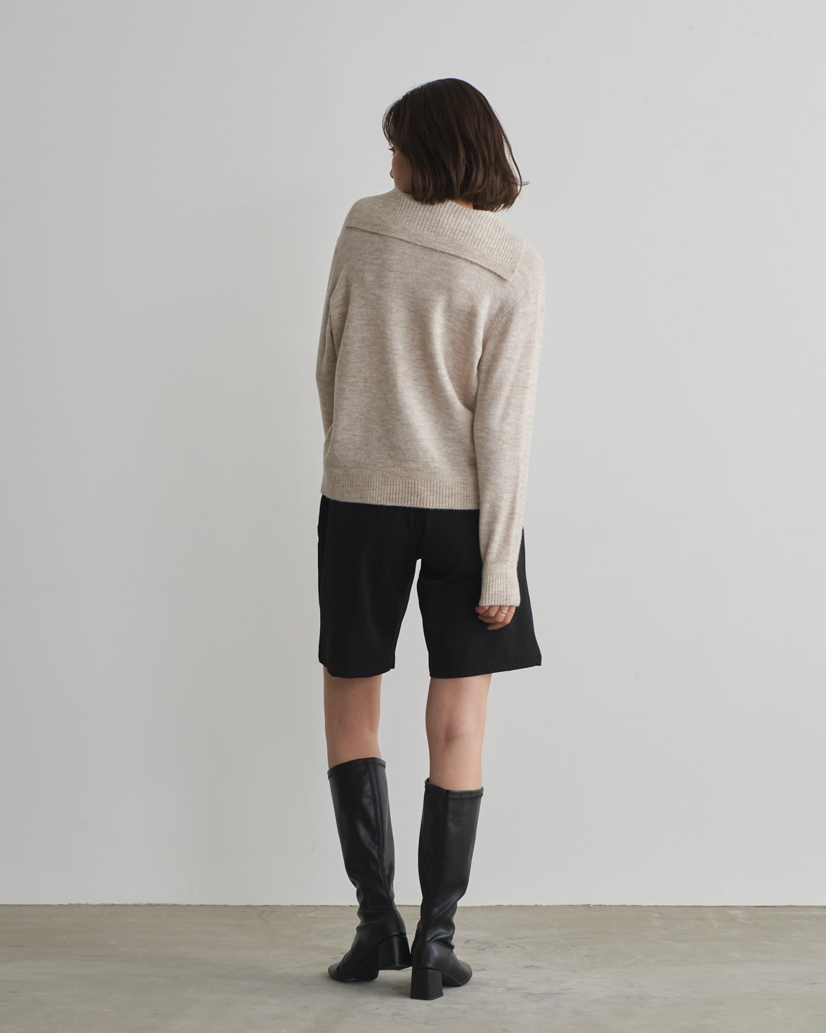 MIA jacquard logo pullover