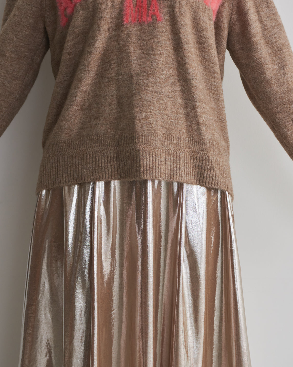 MIA jacquard logo pullover