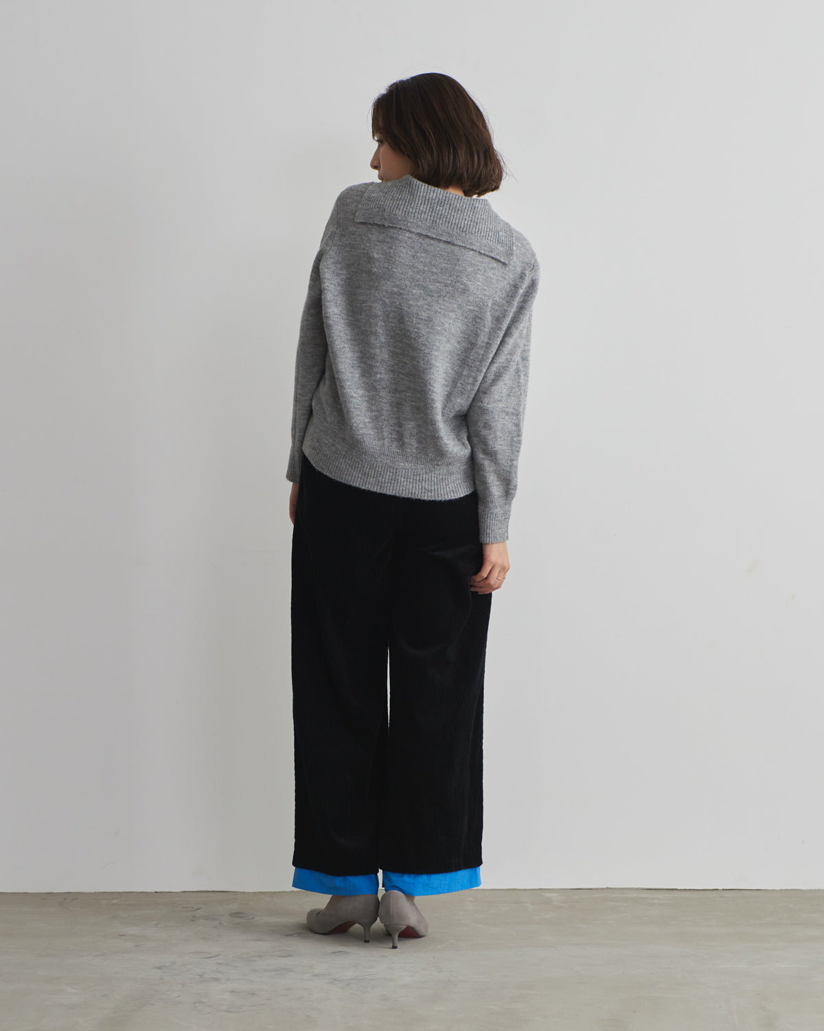 MIA jacquard logo pullover