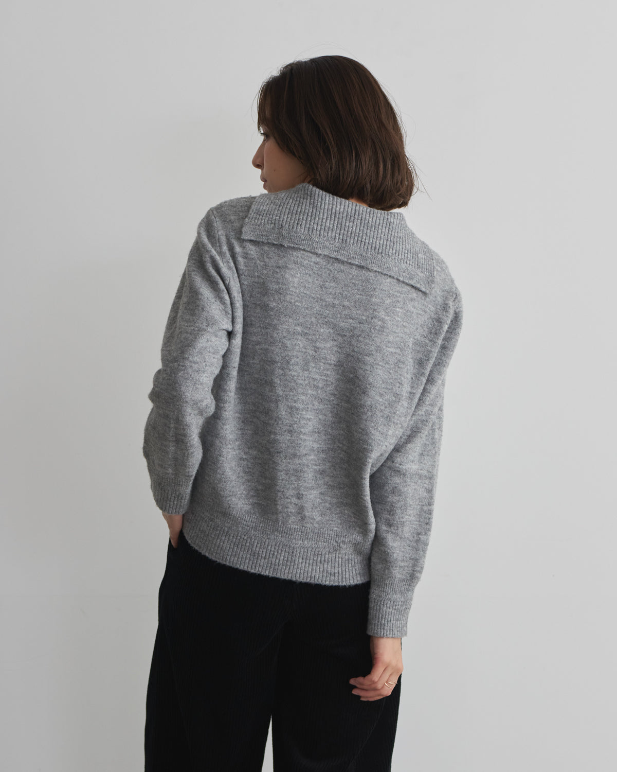 MIA jacquard logo pullover