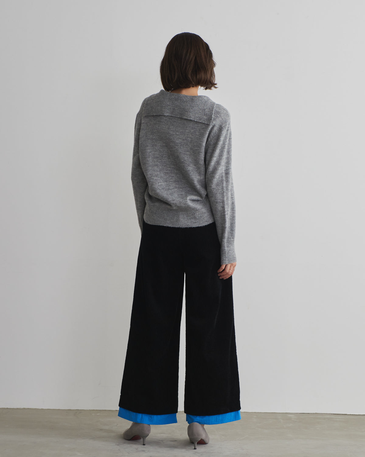 MIA jacquard logo pullover