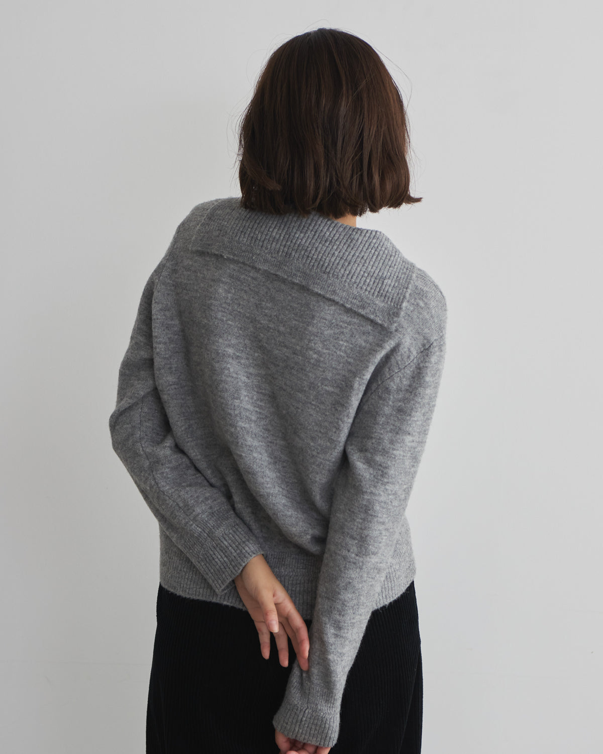 MIA jacquard logo pullover