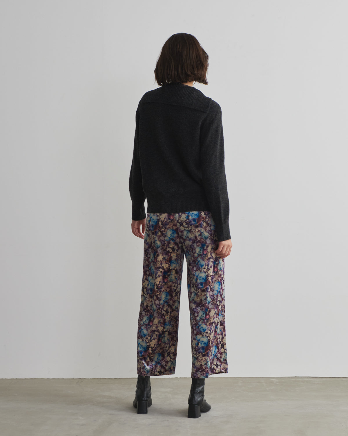 MIA jacquard logo pullover