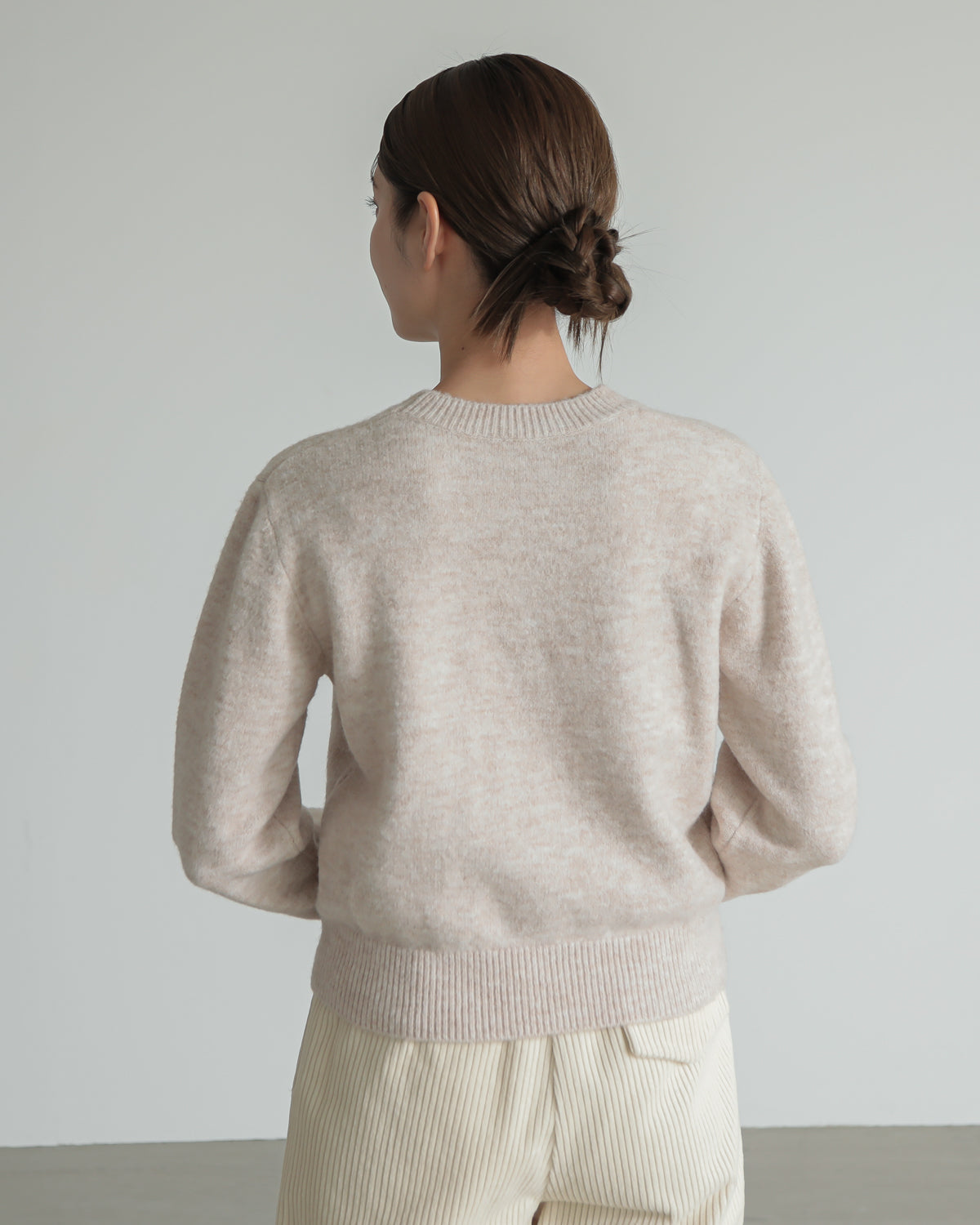argyle jacquard pullover