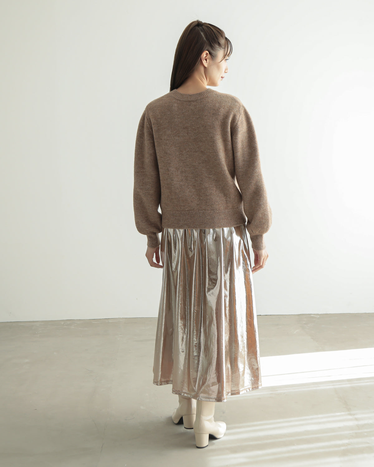 argyle jacquard pullover