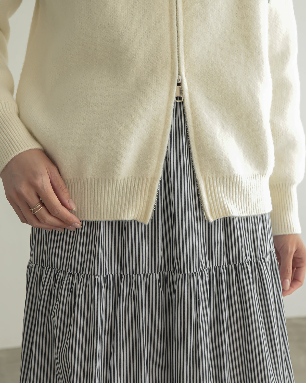 M patchwork cardigan