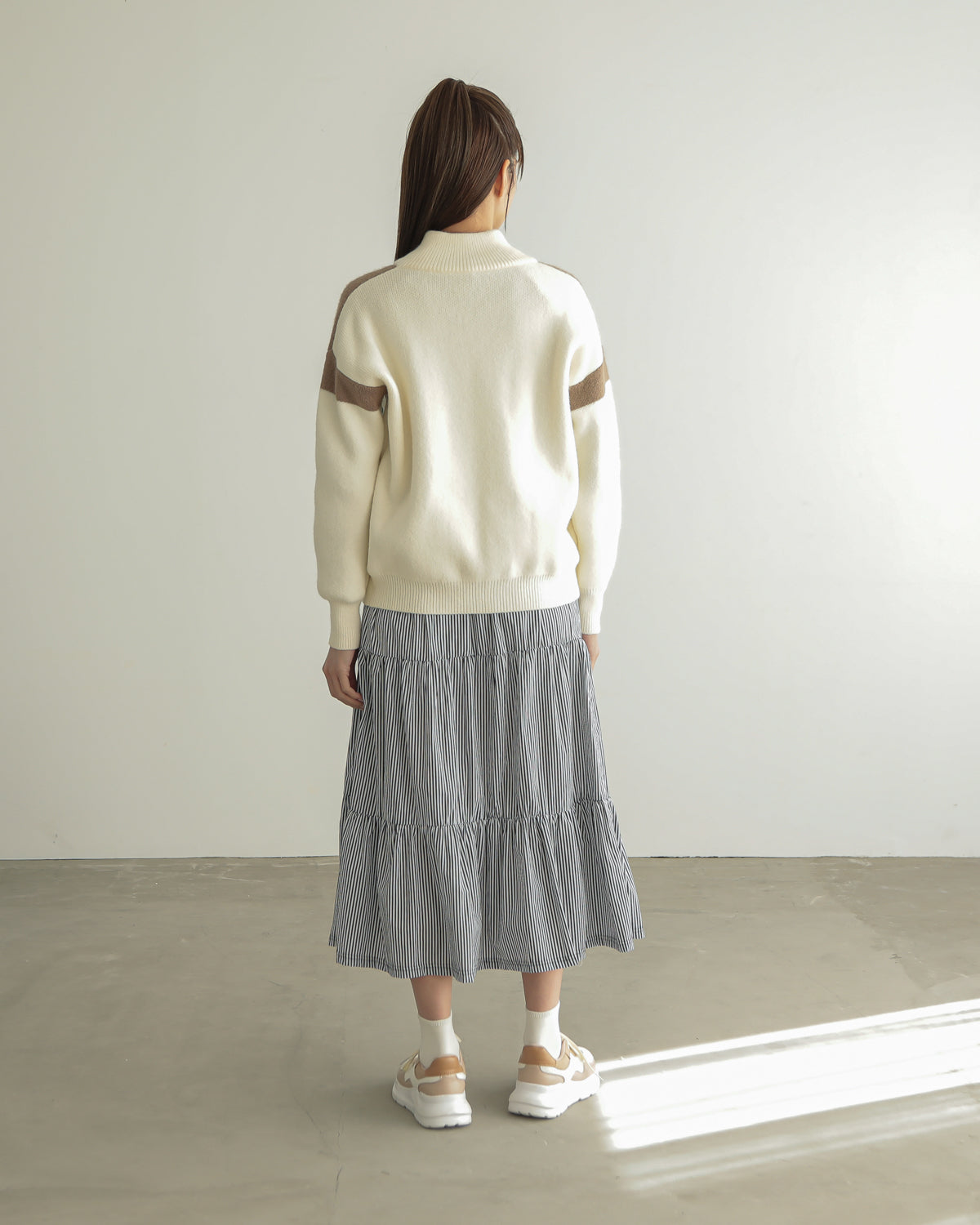 M patchwork cardigan