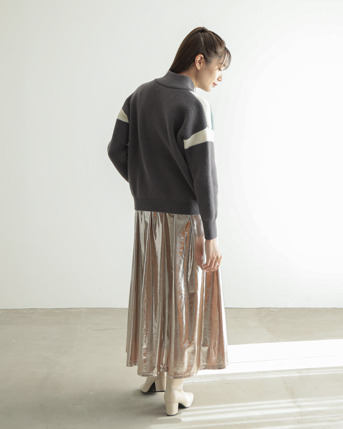 M patchwork cardigan
