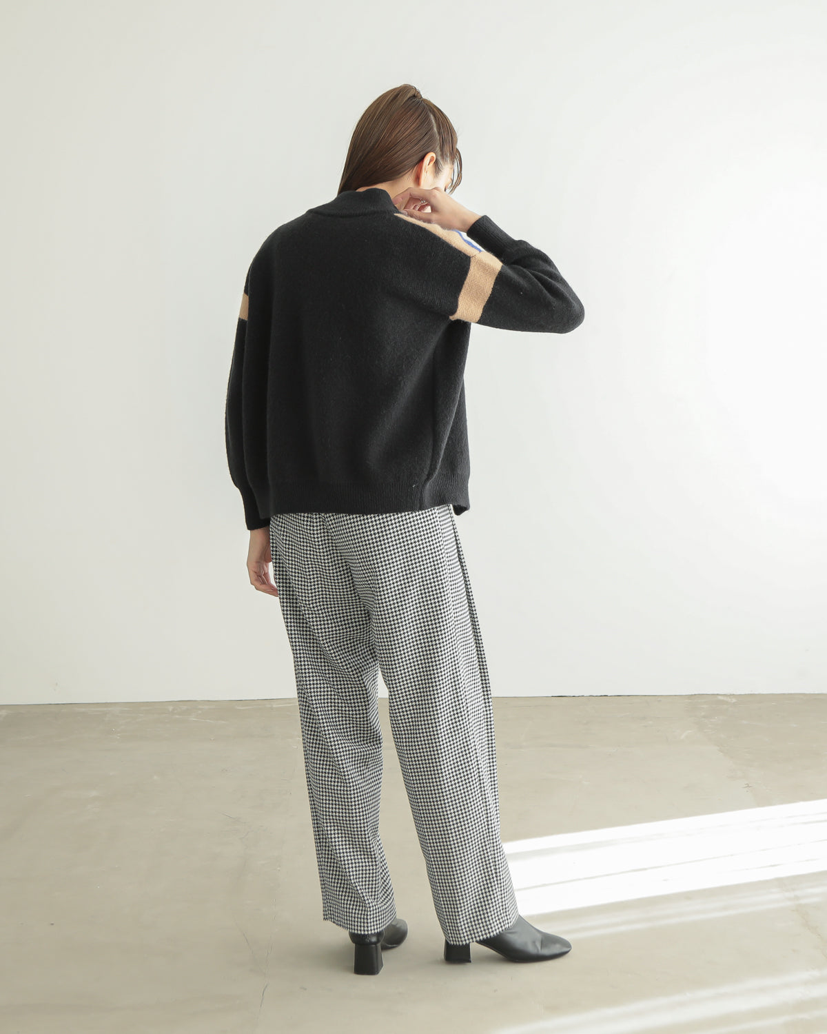 M patchwork cardigan