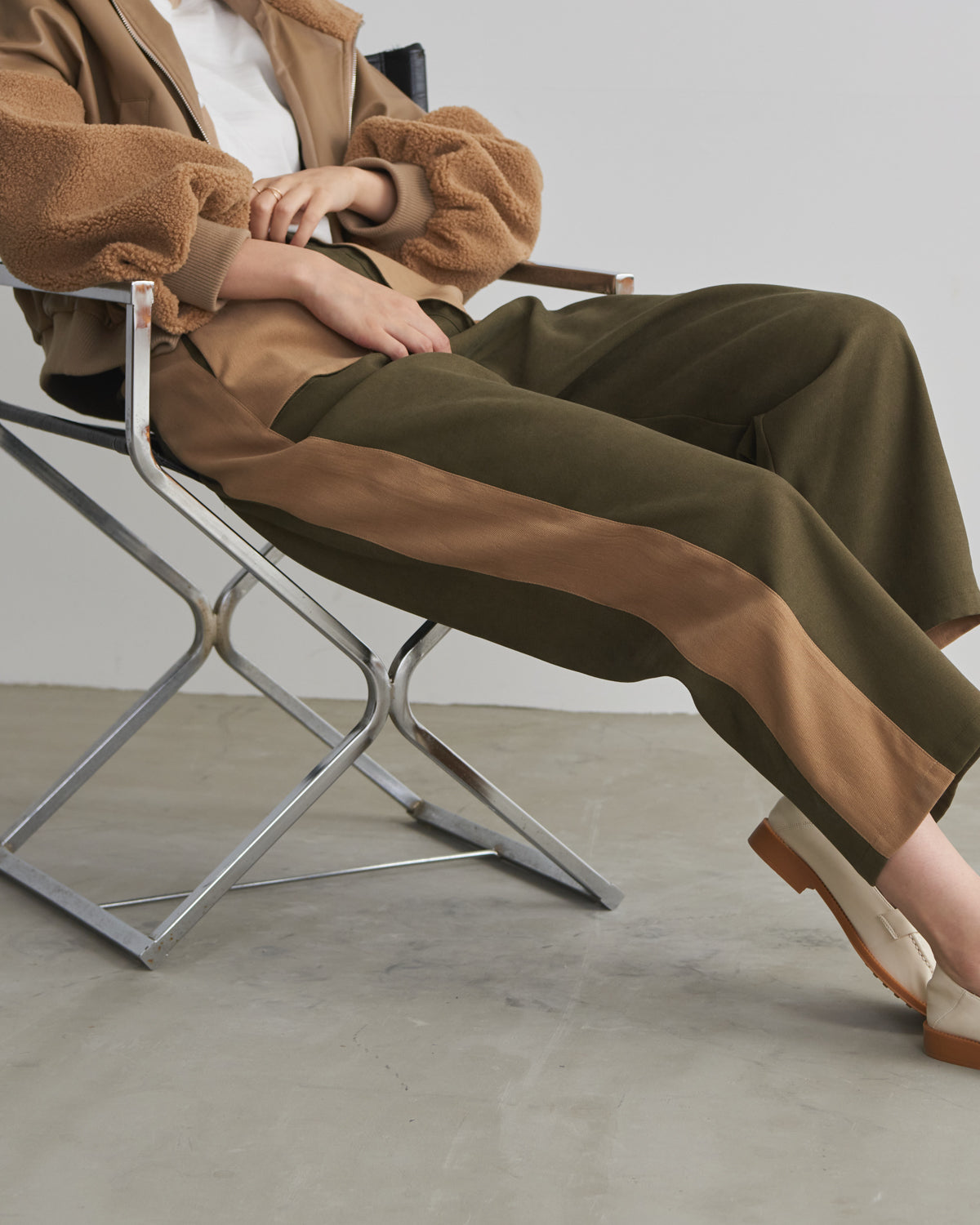 pocket side colored pants