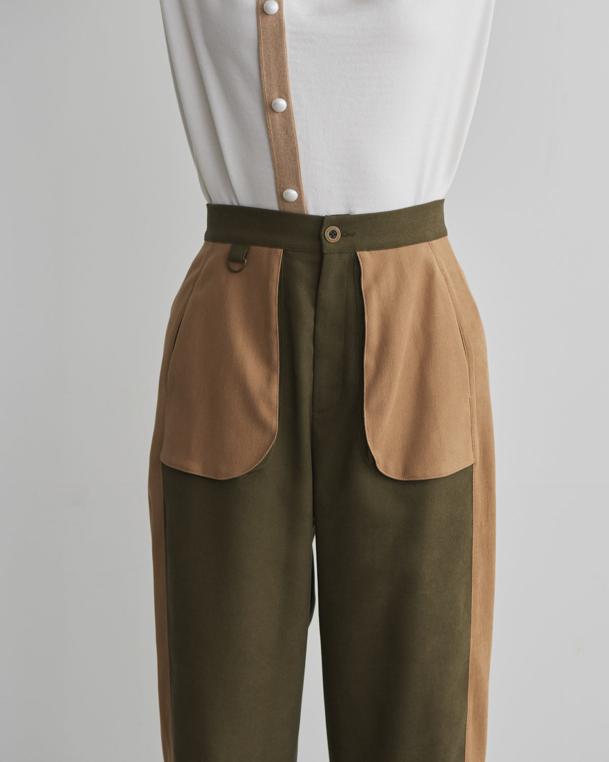 pocket side colored pants