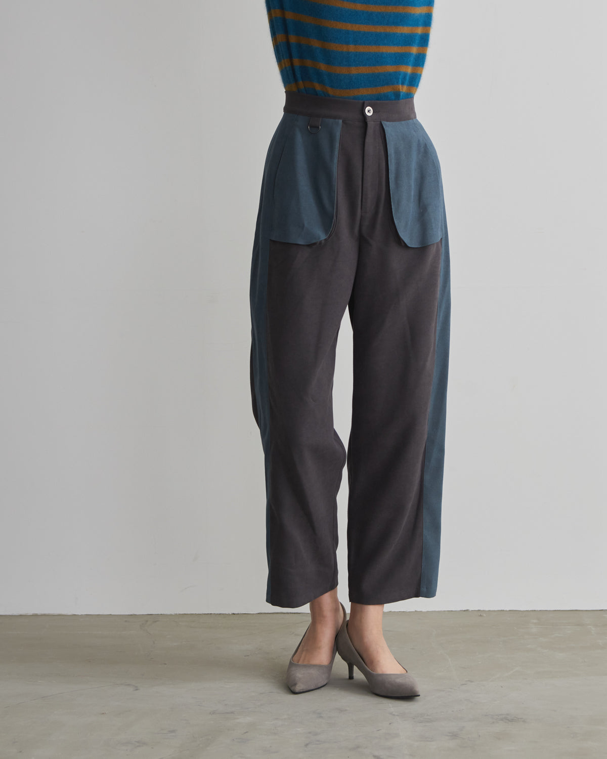 pocket side colored pants