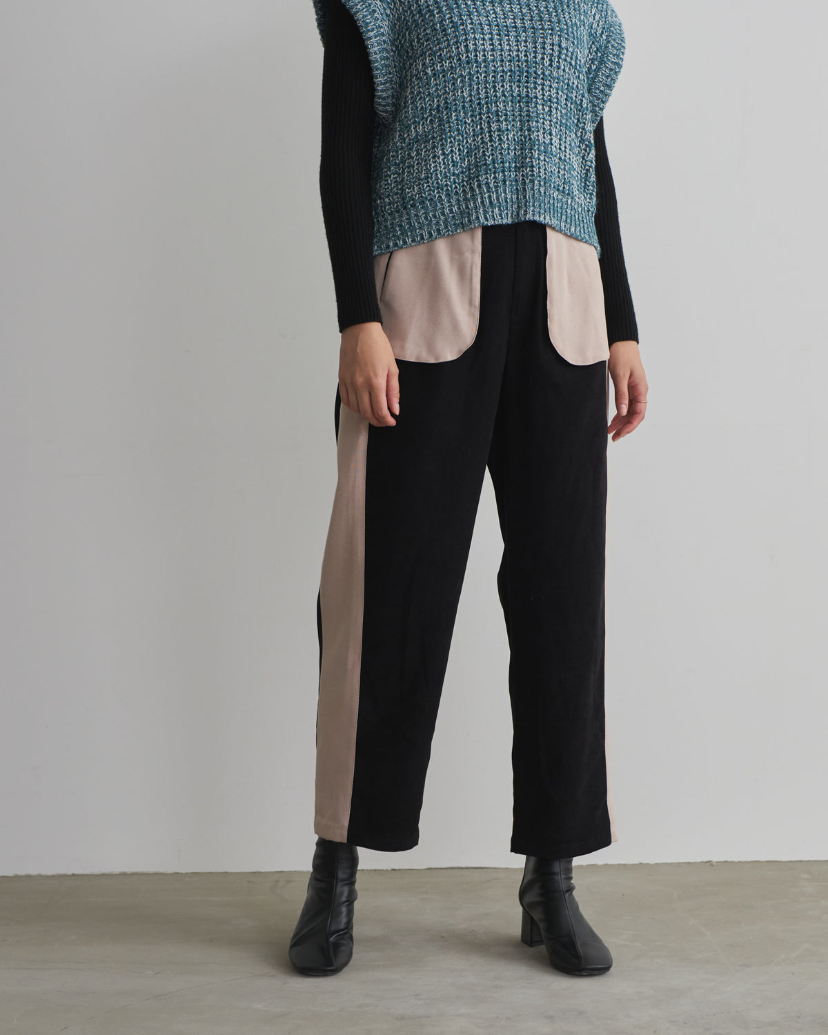 pocket side colored pants