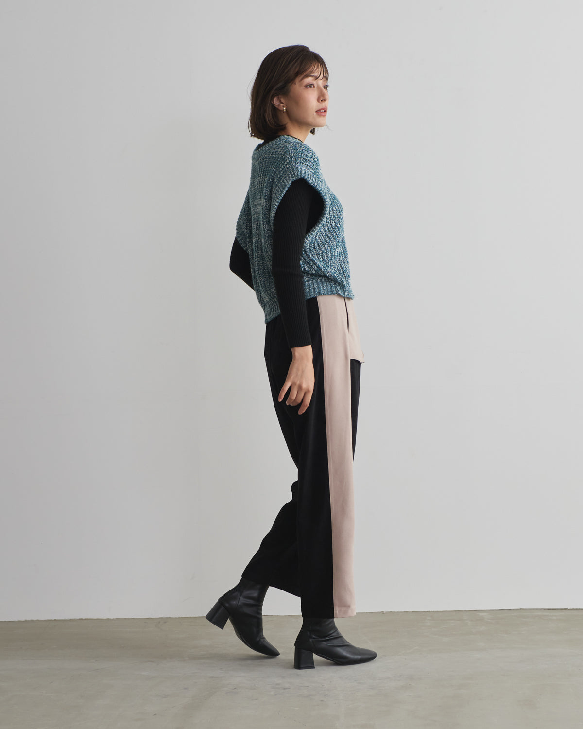 pocket side colored pants