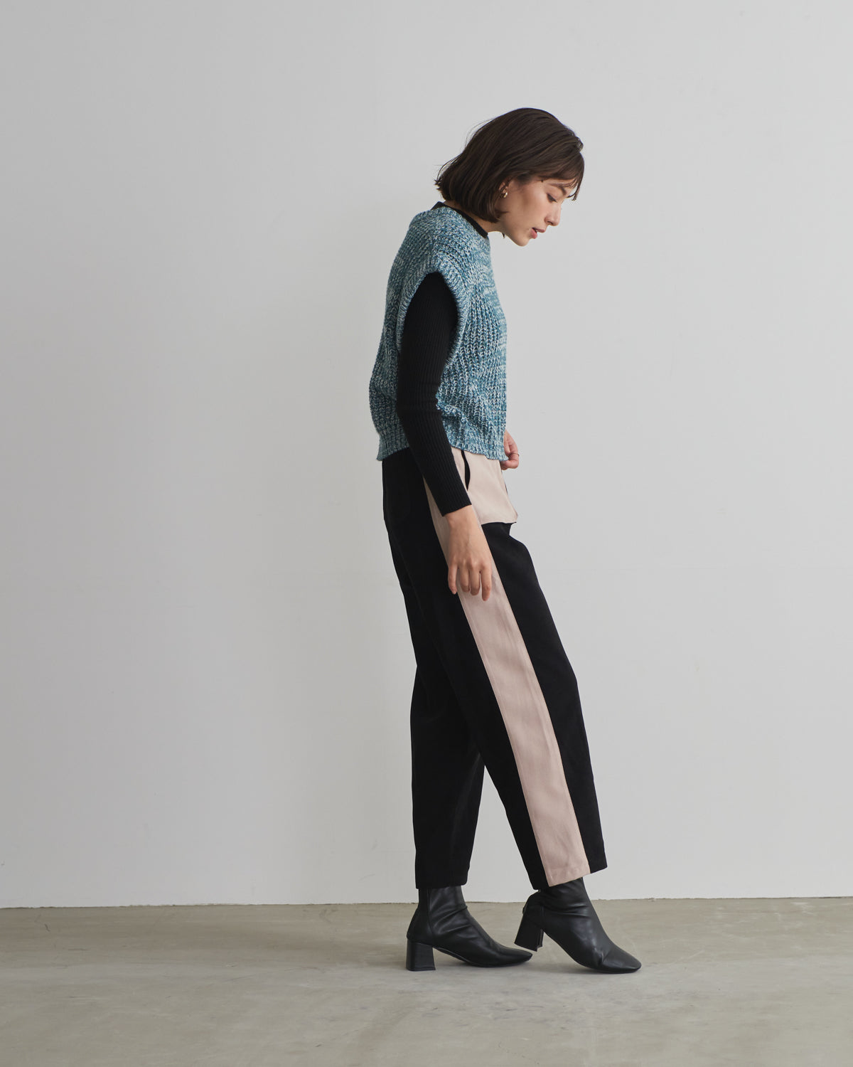 pocket side colored pants