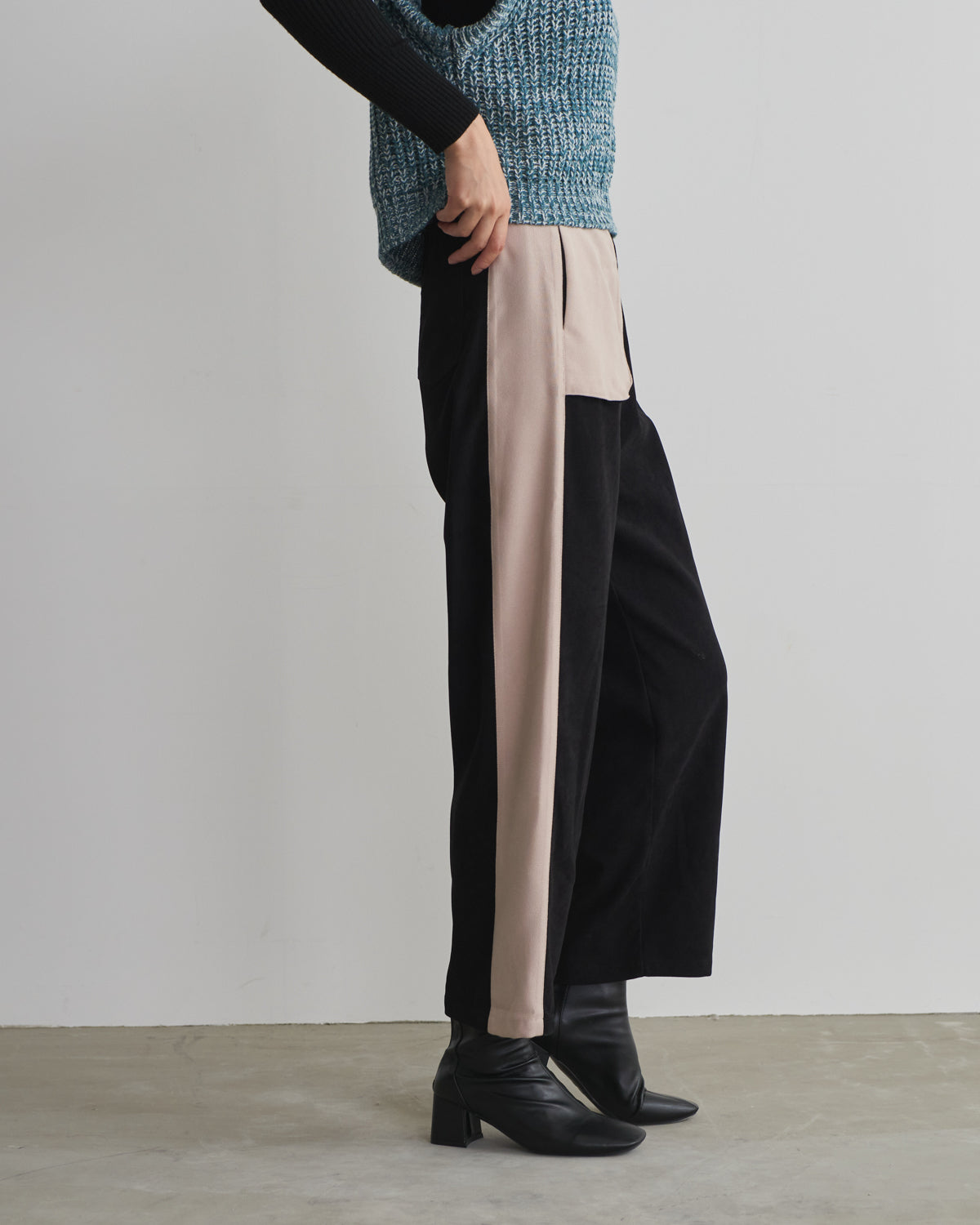 pocket side colored pants