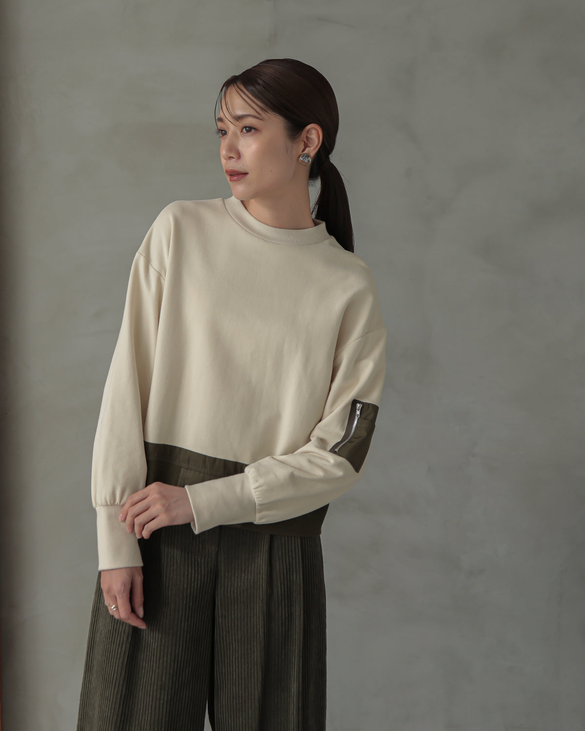 fleece lining pullover