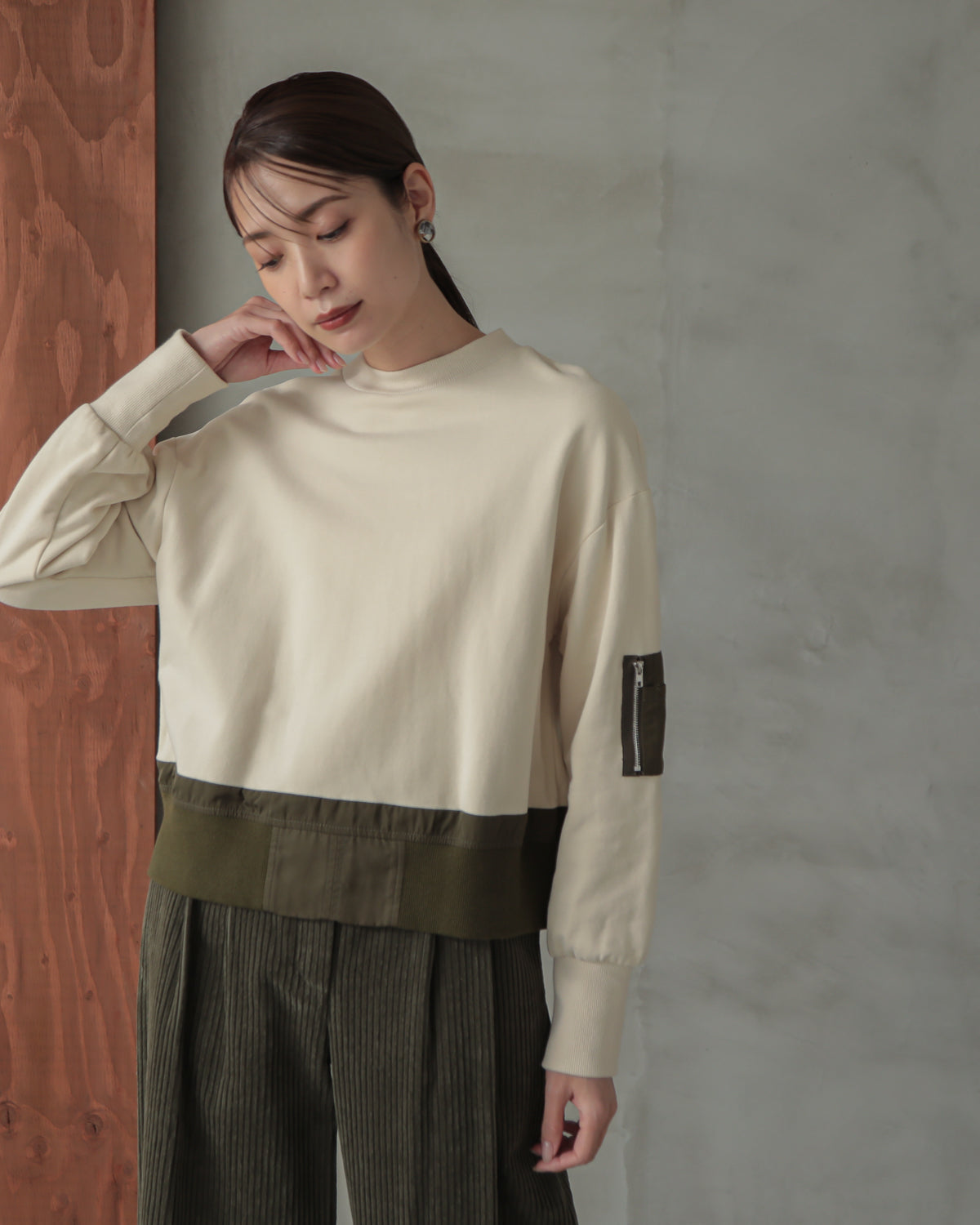 fleece lining pullover