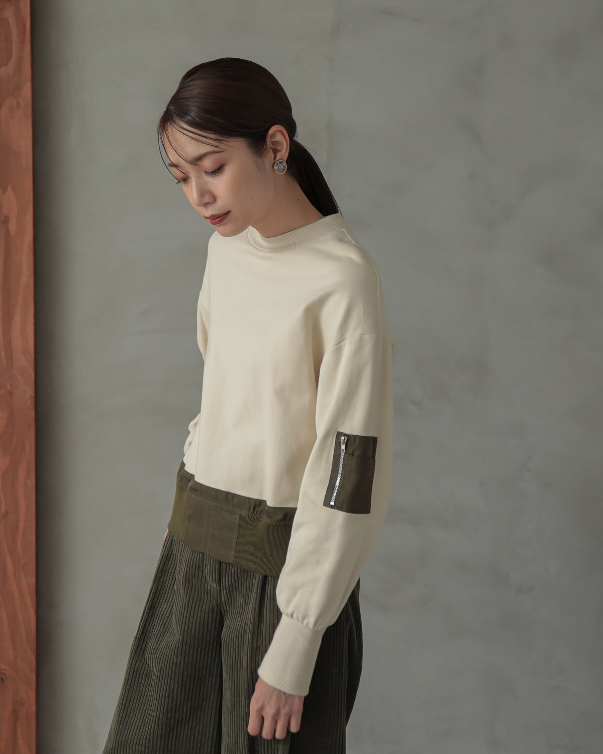 fleece lining pullover