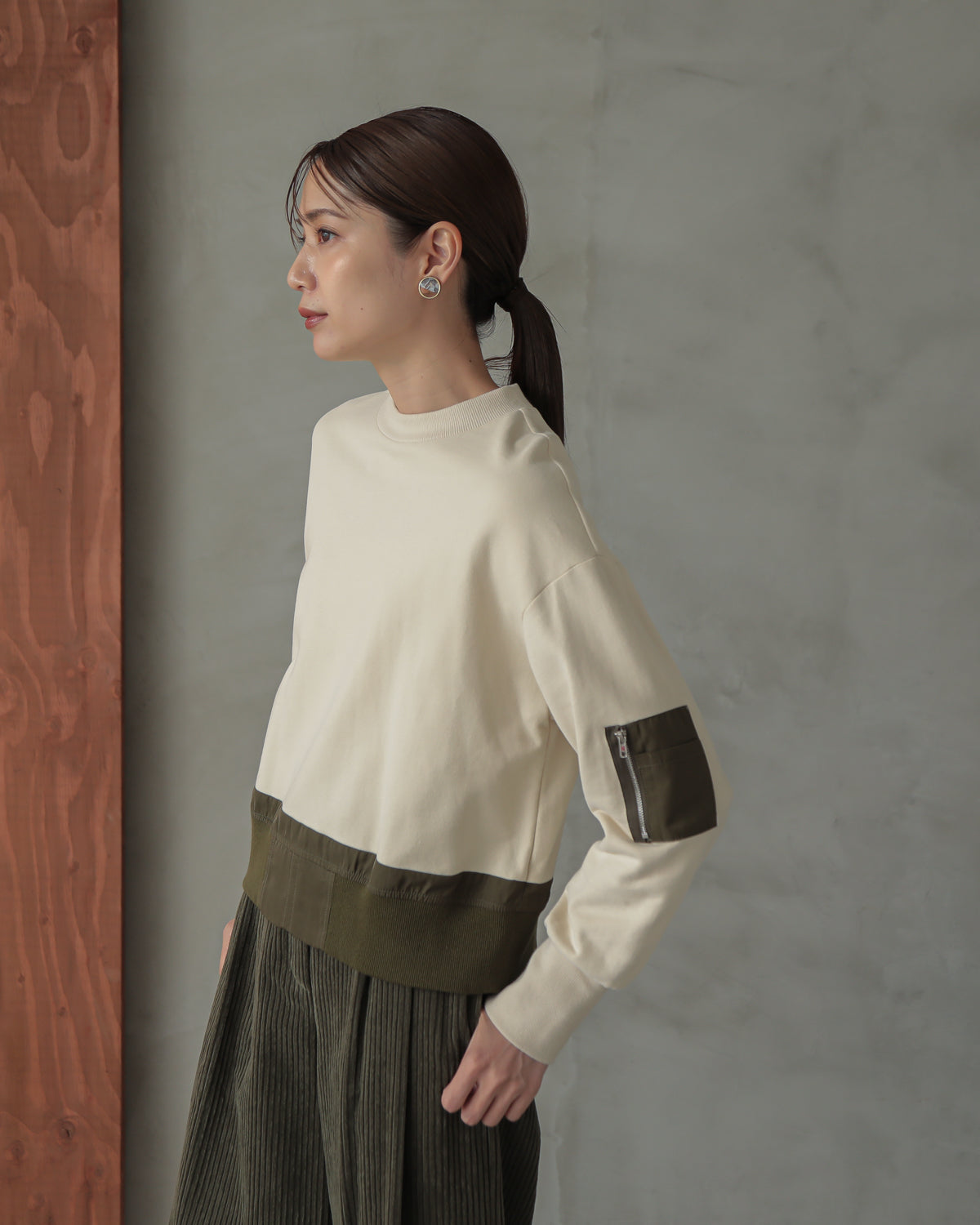 fleece lining pullover