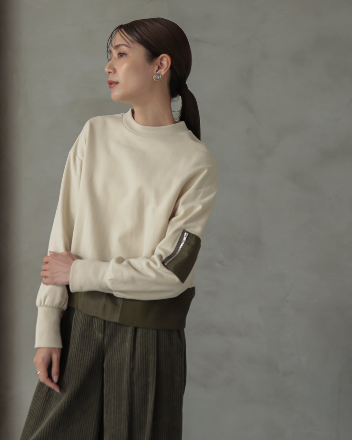 fleece lining pullover