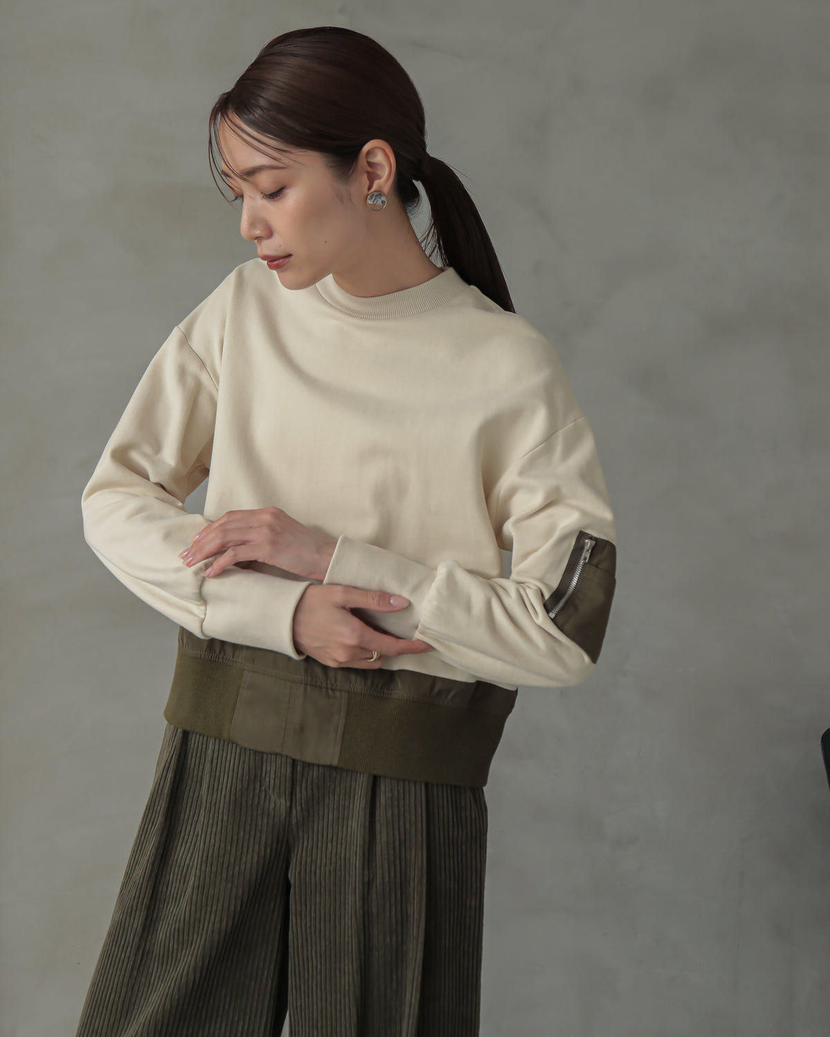 fleece lining pullover