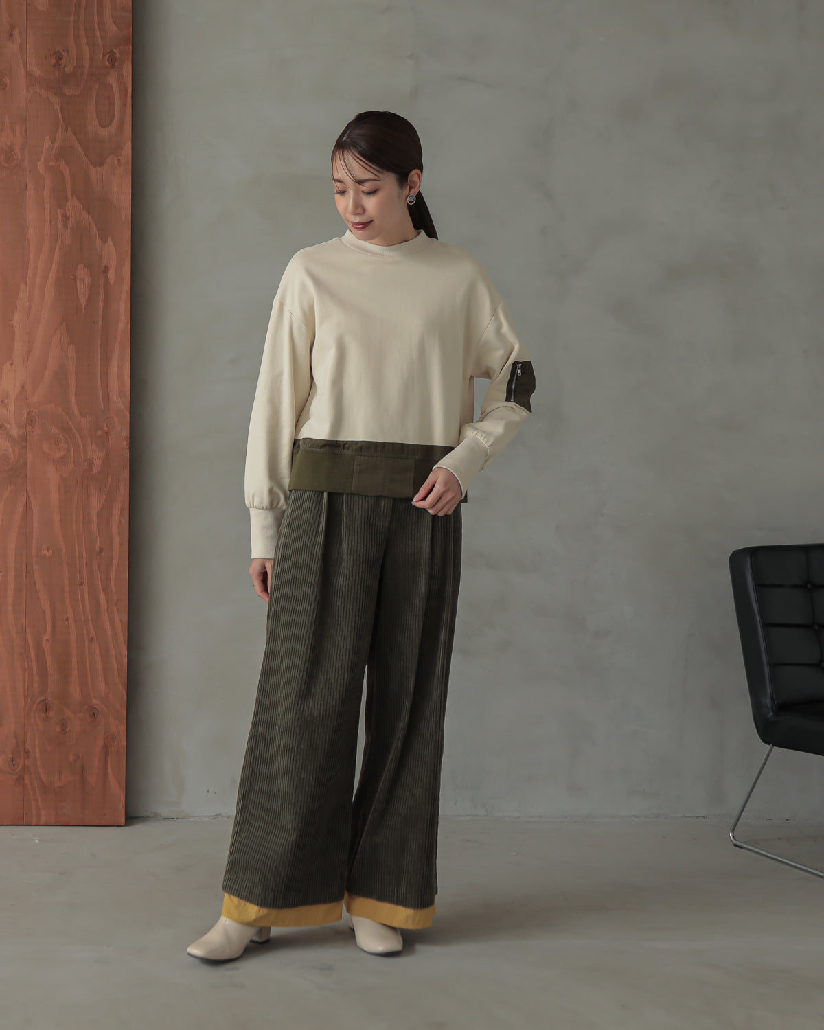 fleece lining pullover
